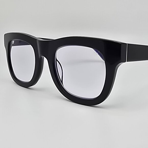 Caddis Eye Appliances D28 Gloss Black Thick Frame +1.50 FRQ Lens Reading Glasses - Picture 1 of 16